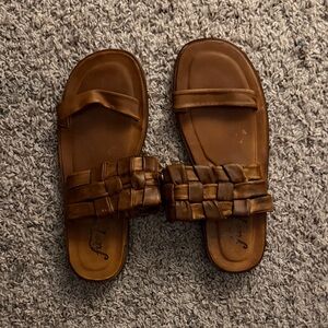 Free People Brown Sandals